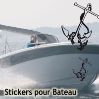 Stickers Adhésif Ancre de Bateau