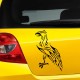 stickers Aigle Flamme 2