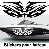 Autocollant coque Bateau Tribal SaT17