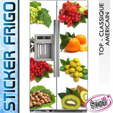 Stickers Frigo Fruits