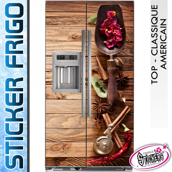 Sticker frigo chaîne et cadenas - stickers STICKERS CUISINE