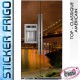 Stickers Frigo New York Pont de Manhattan de Nuit