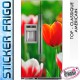 Stickers Frigo Coquelicot