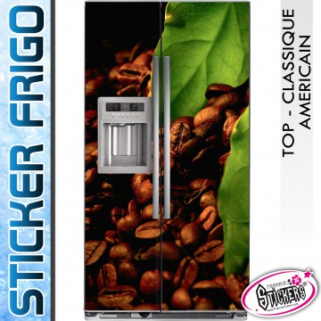 Stickers Frigo Grain de Café