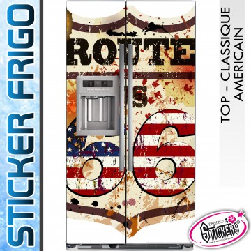 Stickers Frigo Route 66 USA