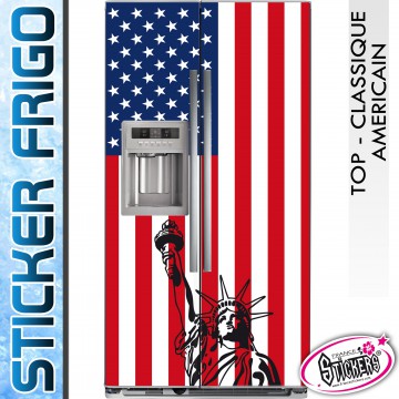 Sticker drapeau amerique