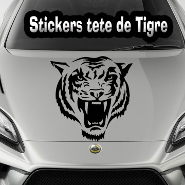 Stickers Tête de Tigre 
