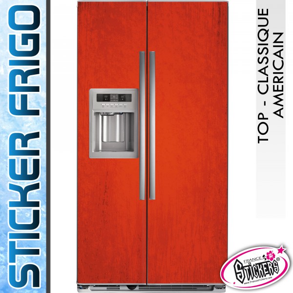 Sticker frigo Orange - ou sticker magnet frigo - Dimensions:60x90cm -  Cdiscount Maison