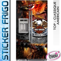 Stickers Frigo Harley Davidson