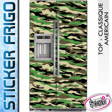 Stickers Frigo Camouflage Militaire