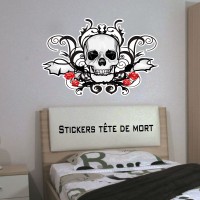 Stickers Tete de Mort 19