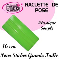 Raclette de pose Verte pour Stickers et Autocollants
