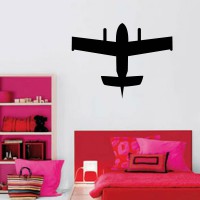 Stickers Autocollant Avion Silhouette