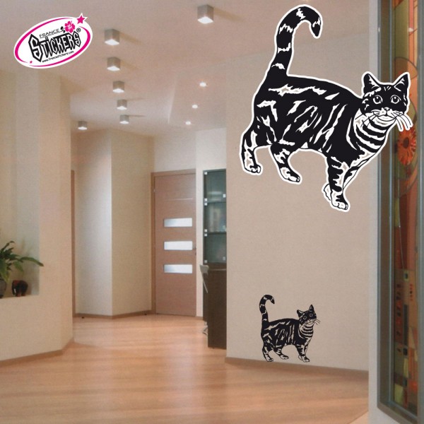 Ce Stickers Chat s'intégrera parfaitement dans votre intérieur ou