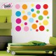 Stickers Autocollant Rond de couleur