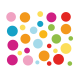 Stickers Autocollant Ronds de couleurs