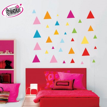 Stickers Autocollant Triangle de couleur