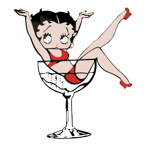 Stickers Autocollant Betty Boop.