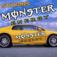 Stickers Autocollant Monster Energy