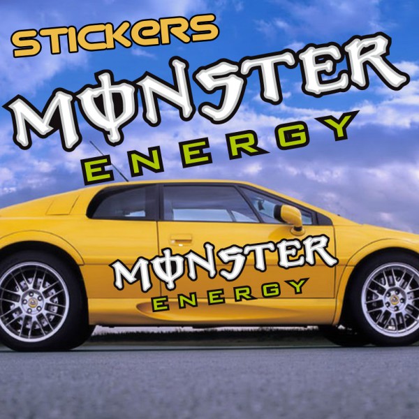 Monster energy lettrage