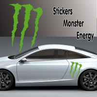 Stickers Autocollant Monster Energy