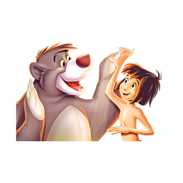 Stickers Mowgli et Balou