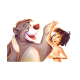 Stickers Mowgli et Balou