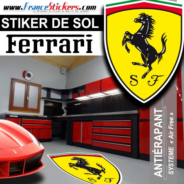 Stickers Ferrari - SPÉCIAL SOL - France Stickers