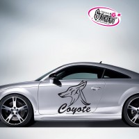 Stickers Autocollant Coyote