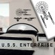 Stickers STAR TREK - USS - ENTERPRISE 