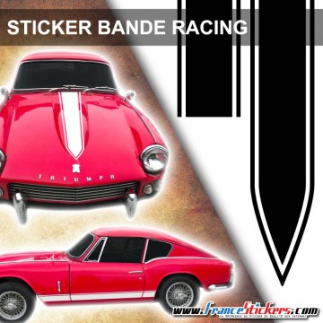 Stickers Bande Voiture RACING US ARMY tuning