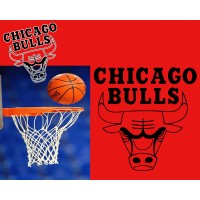 Stickers Autocollant Chicago Bulls