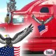 Stickers Autocollant Aigle USA