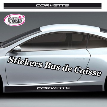 Stickers Autocollant Bas de Caisse Bandes Racing Personnalisé vendu par 2