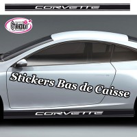 Stickers Autocollant Bandes Racing Bas de Caisse Personnalisé vendu par 2