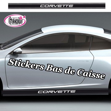 Stickers Autocollant Bas de Caisse Bandes Racing Personnalisé vendu par 2