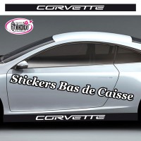  Stickers Autocollant Bas de Caisse Bandes Racing Personnalisé vendu par 2