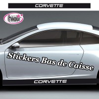 Stickers Autocollant Bas de Caisse Bandes Racing Personnalisé vendu par 2