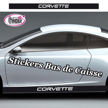 Stickers Autocollant Bas de Caisse Bandes Racing Personnalisé vendu par 2 Stickers Autocollant Bas de Caisse Bandes Racing Personnalisé vendu par 2
