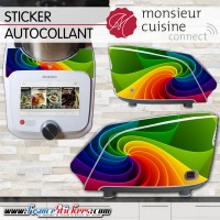 Stickers Autocollants Monsieur Cuisine Connect MCC -Multicolor