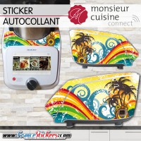 Stickers Autocollants Monsieur Cuisine Connect MCC - Déco Année 70