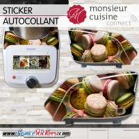 Stickers Autocollants Monsieur Cuisine Connect MCC -Macaron