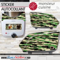 Stickers Autocollants Monsieur Cuisine Connect MCC - Militaire