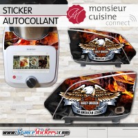 Stickers Autocollants Monsieur Cuisine Connect MCC - Harley Davidson