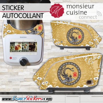 Stickers Autocollants Monsieur Cuisine Connect MCC - Déco Asiatique