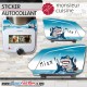 Stickers Autocollants Monsieur Cuisine Connect MCC -Requin humoristique