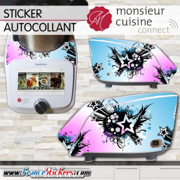 Stickers Autocollants Monsieur Cuisine Connect MCC - Déco année 70