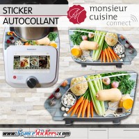 Stickers Autocollants Monsieur Cuisine Connect MCC - Légumes