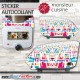Stickers Autocollants Monsieur Cuisine Connect MCC - Multicolore