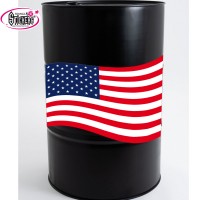 Stickers Autocollant pour Baril ou Bidon drapeau americain